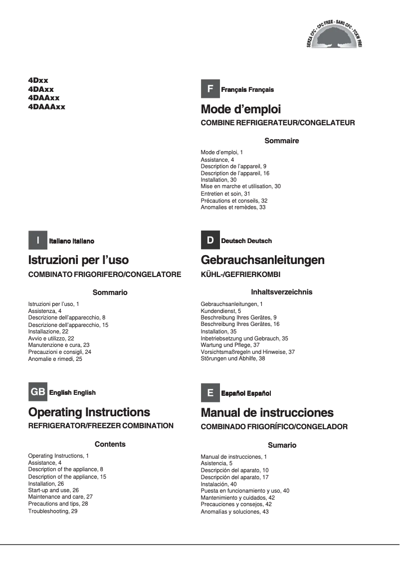 Imagen de la primera página del manual del dispositivo Quadrio 4D X HA
