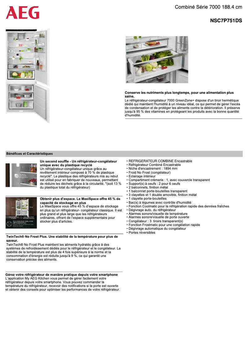 Imagen de la primera página del manual del dispositivo NSC7P751DS
