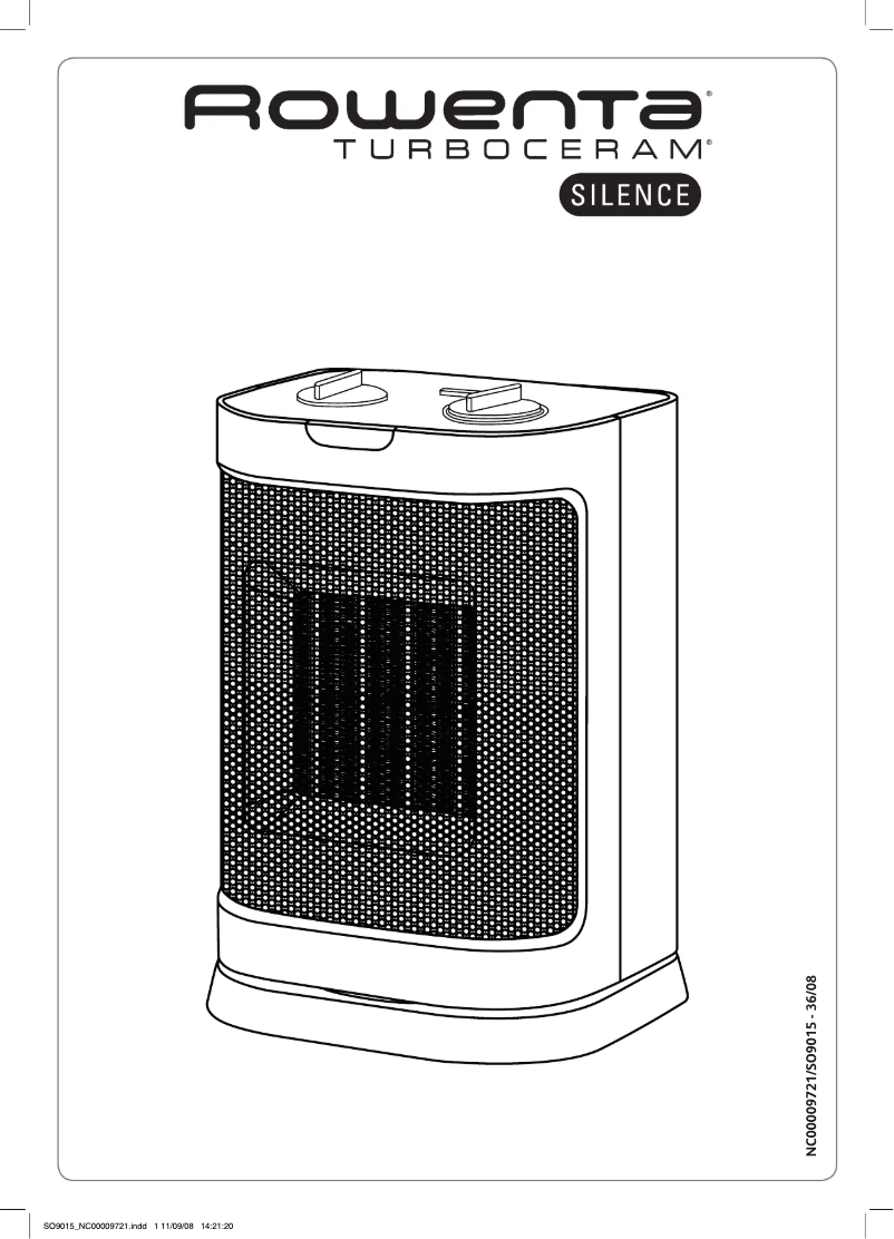 Página 1 del manual Manual de usuario Rowenta TurboCeram Silence SO9015