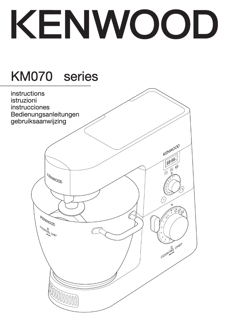 Página 1 del manual Manual de usuario Kenwood KM086