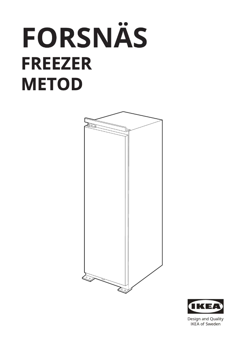 Página 1 del manual Manual de usuario Ikea FORSNÄS 205.729.89
