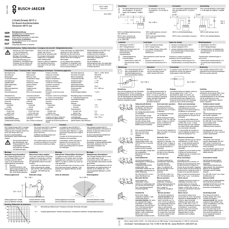 Imagen de la primera página del manual del dispositivo 6800-0-2481