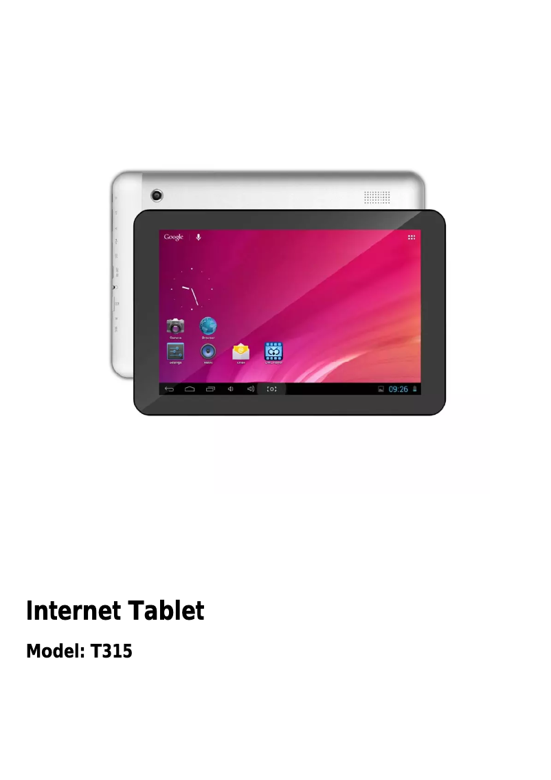 Página 1 del manual Manual de usuario Hott T315