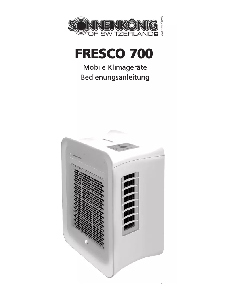 Página 1 del manual Manual de usuario Sonnenkönig Fresco 700