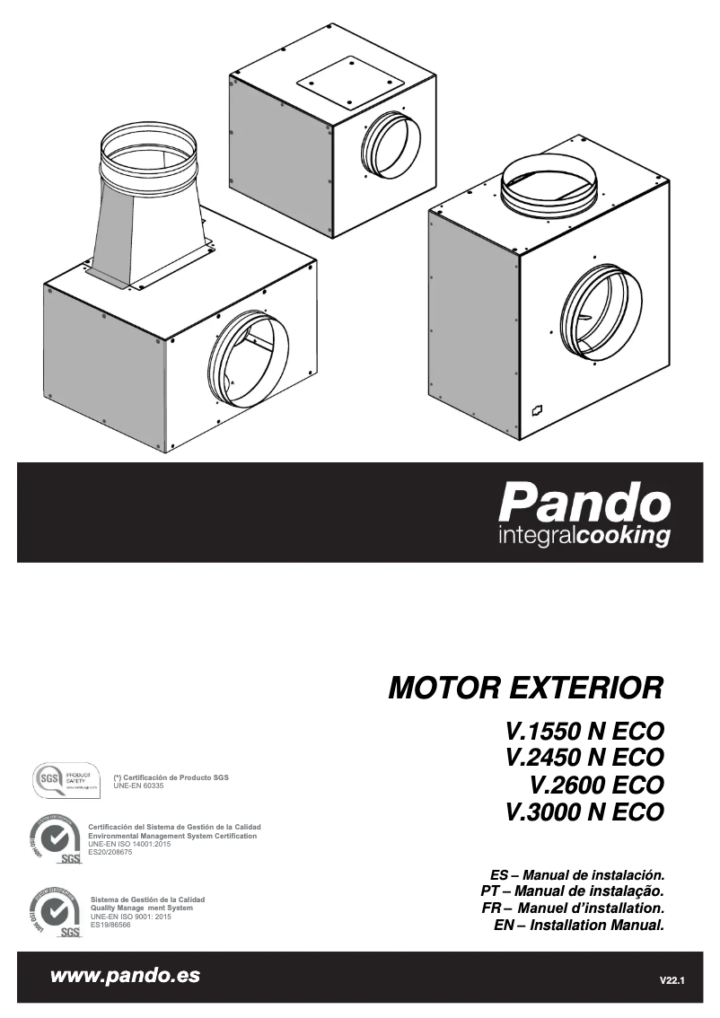 Página nº 1 - Manual de usuario Pando E-240