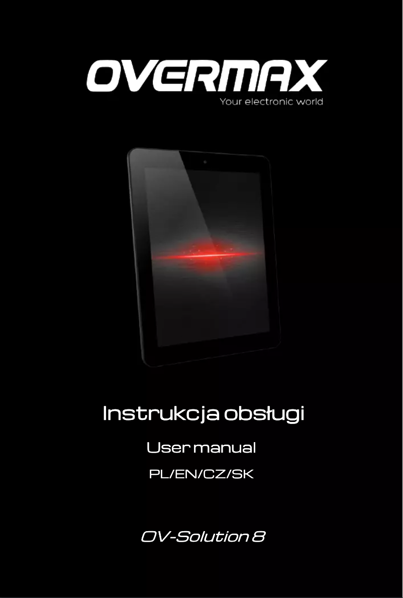 Imagen de la primera página del manual del dispositivo Solution 8