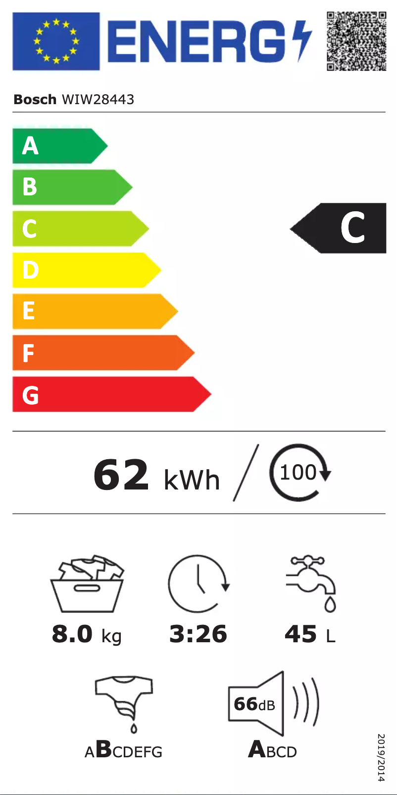 Página 1 del manual Manual de usuario Bosch WIW28443