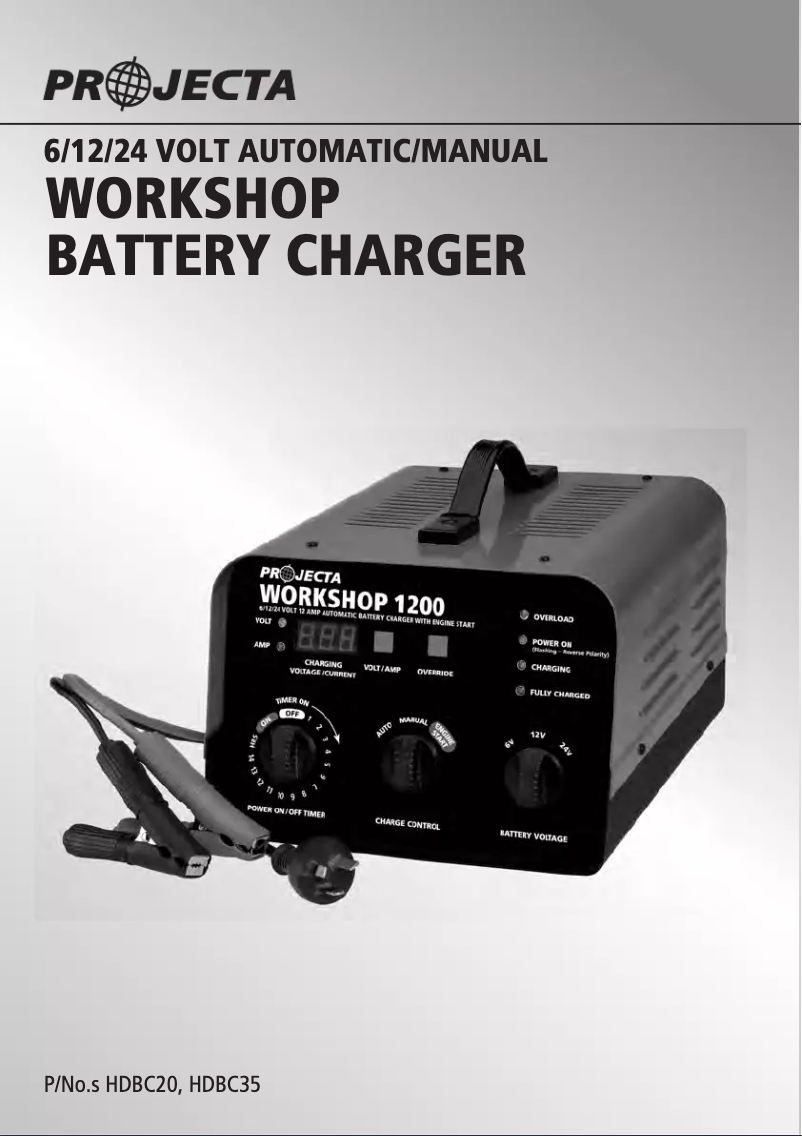 Página 1 del manual Manual de usuario Projecta HDBC35