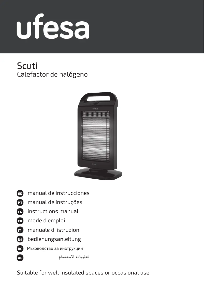 Página 1 del manual Manual de usuario Ufesa Scuti