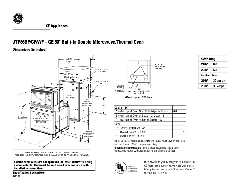 Imagen de la primera página del manual del dispositivo JTP86CFCC
