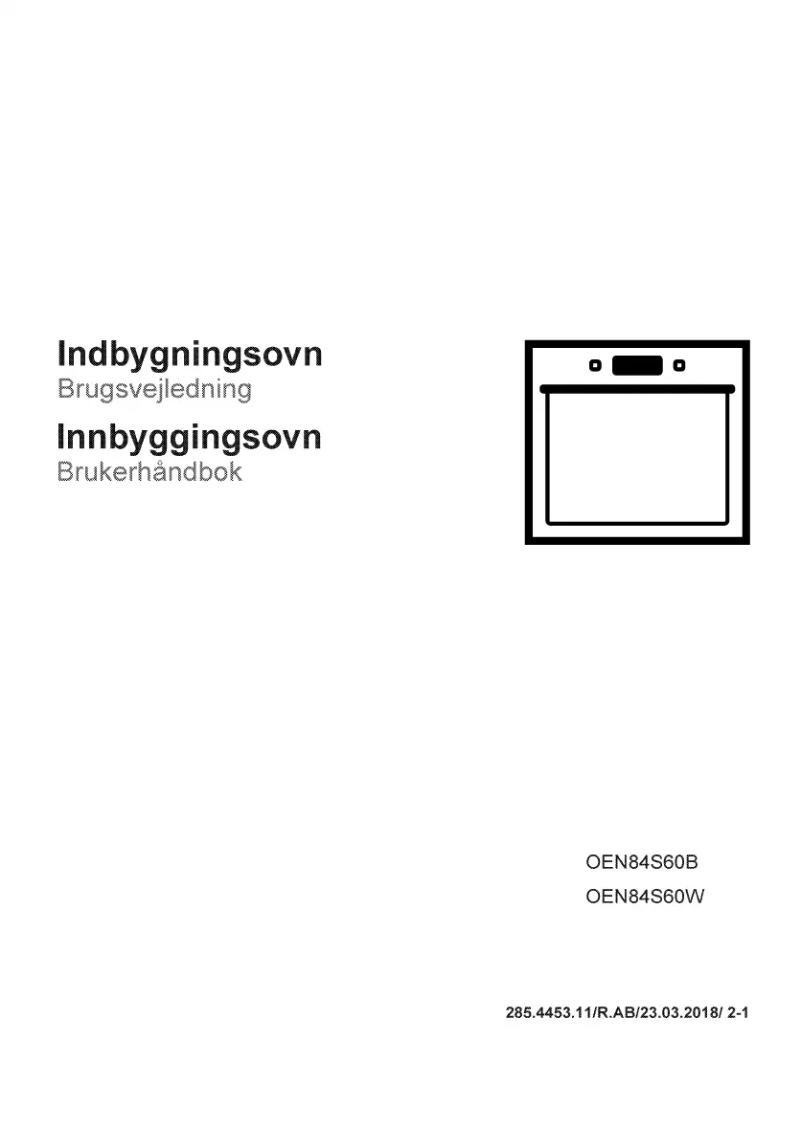 Imagen de la primera página del manual del dispositivo OEN 84S60W