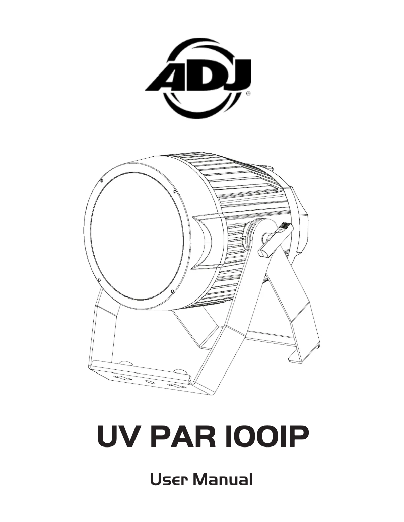 Página 1 del manual Manual de usuario Adj UV Par 100IP