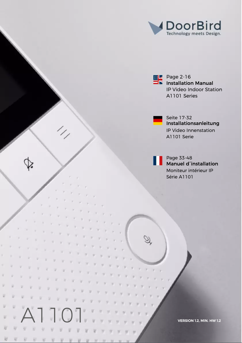 Página 1 del manual Manual de usuario DoorBird A1101