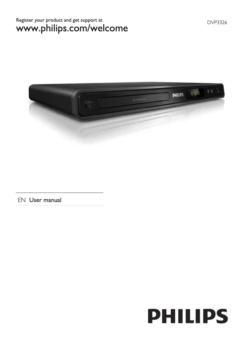 Imagen de la primera página del manual del dispositivo DVP3326