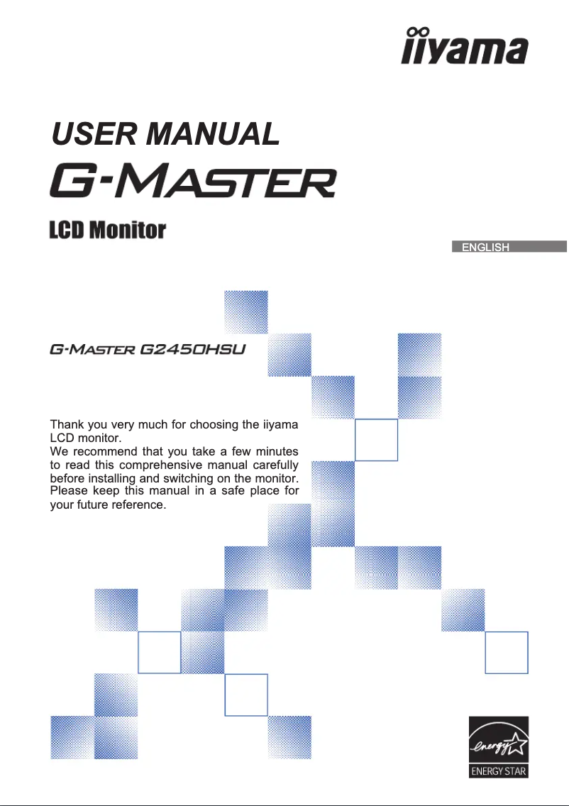Página nº 1 - Manual de instrucciones Iiyama G-Master G2450HSU