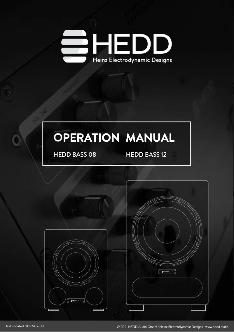 Imagen de la primera página del manual del dispositivo BASS 08