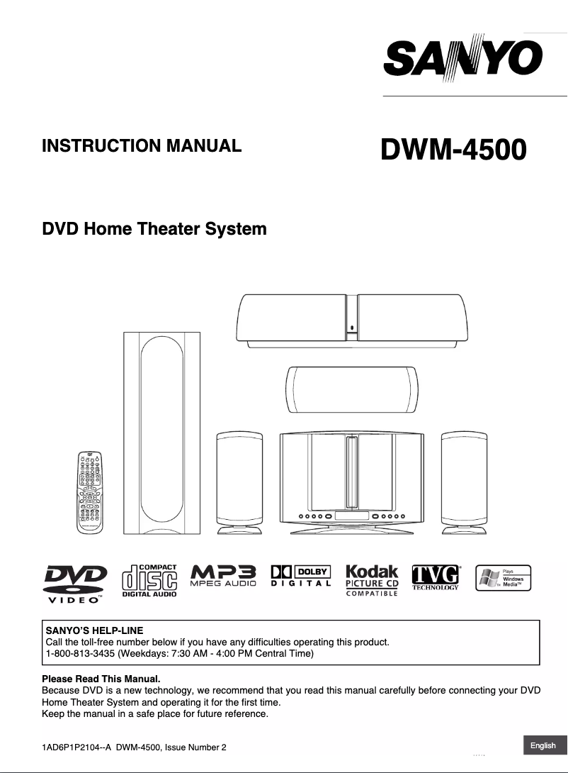 Imagen de la primera página del manual del dispositivo DWM-4500