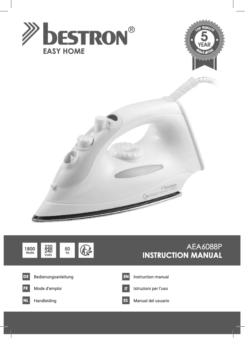 Imagen de la primera página del manual del dispositivo AEA6088P