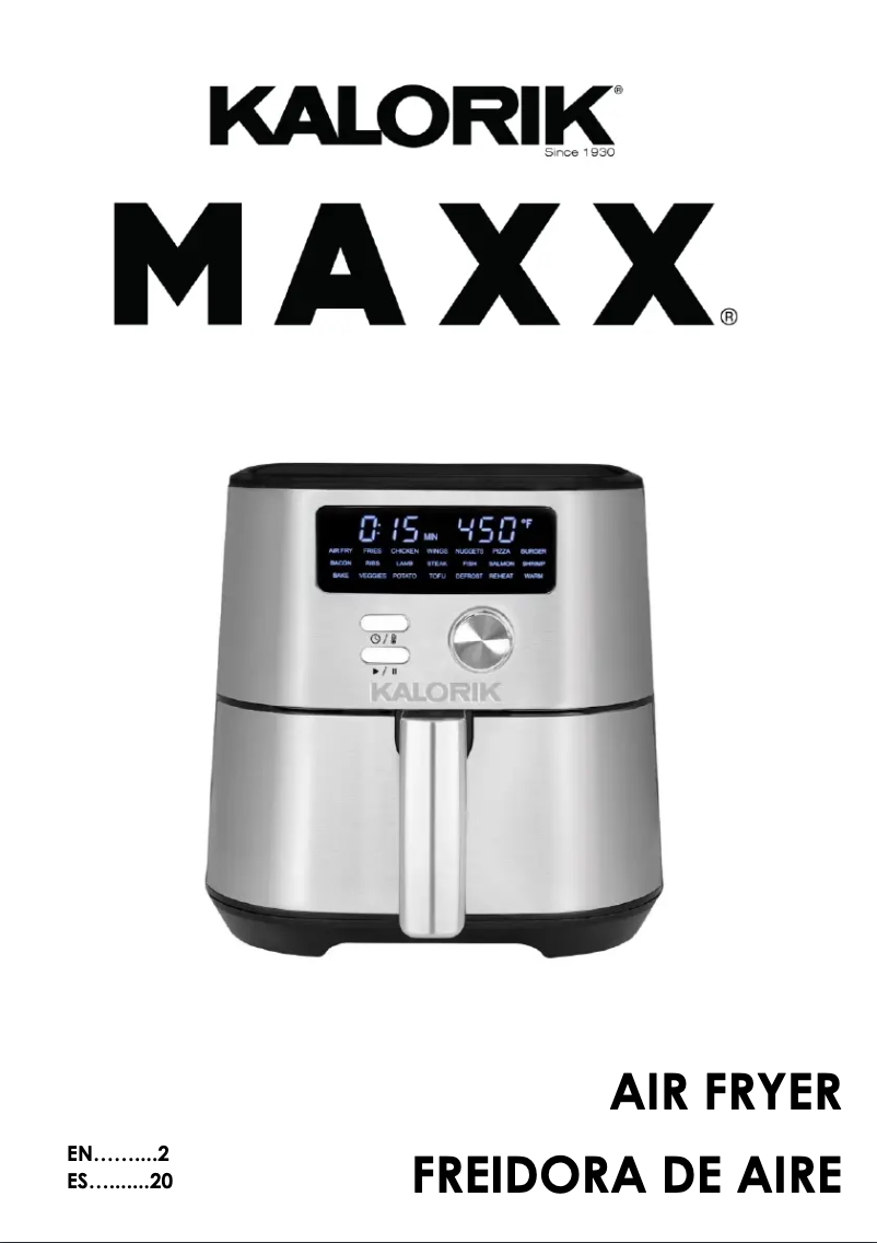 Página nº 1 - Manual de usuario Kalorik MAXX FT 50878 BKSS