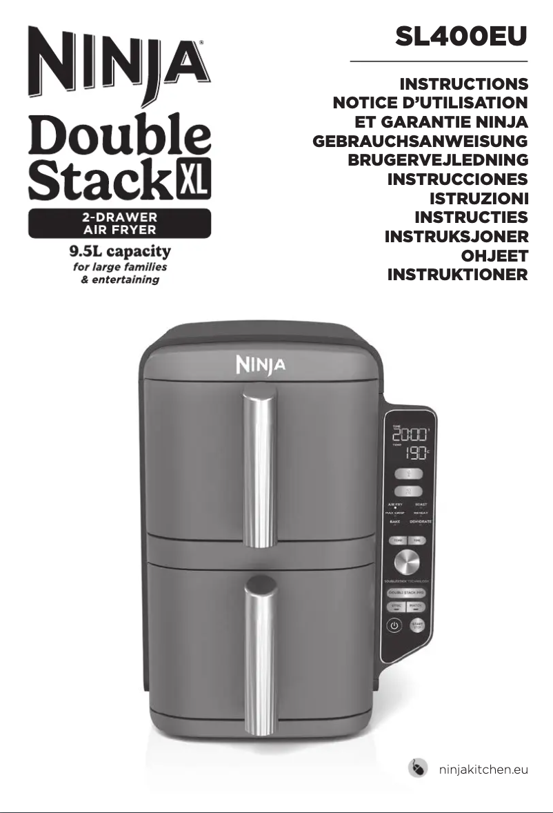 Imagen de la primera página del manual del dispositivo Double Stack XL SL400EU