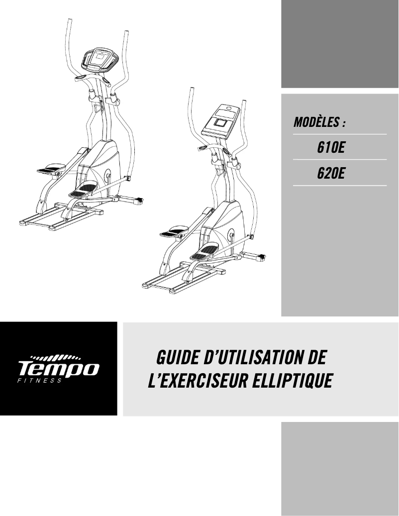 Página nº 1 - Manual de usuario Tempo Fitness 620E