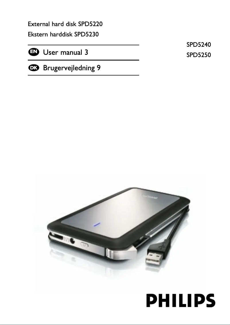 Página 1 del manual Manual de usuario Philips SPD5220CC