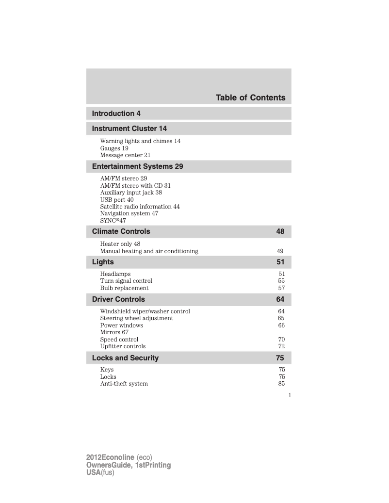 Imagen de la primera página del manual del dispositivo E-250 (2012)