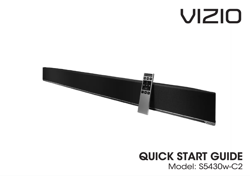 Página 1 del manual Manual de usuario VIZIO S5430W-C2