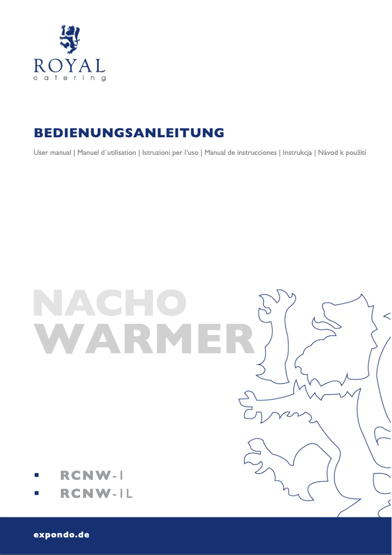 Imagen de la primera página del manual del dispositivo RCNW-1L