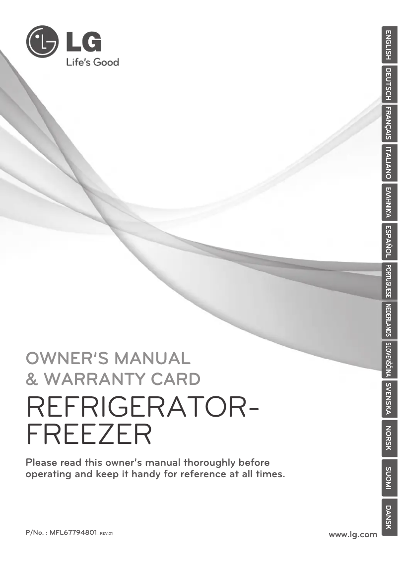 Imagen de la primera página del manual del dispositivo GBB539PVQWB