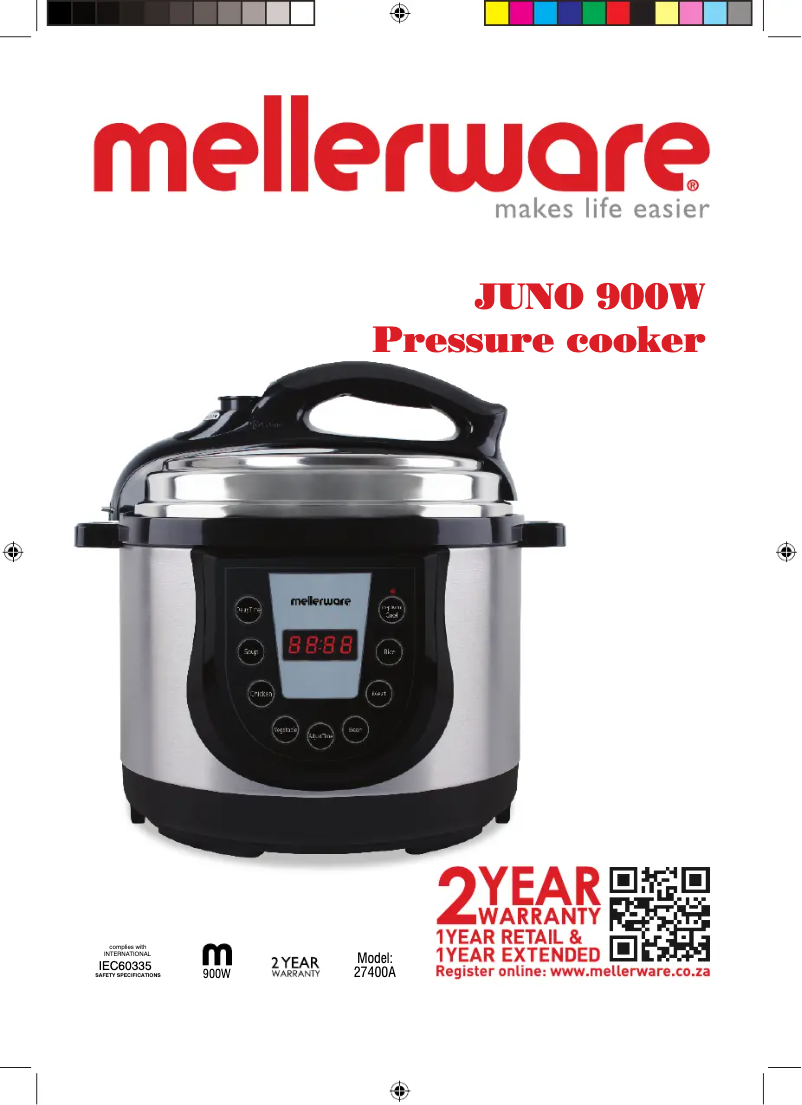 Página nº 1 - Manual de usuario Mellerware Juno 27400A
