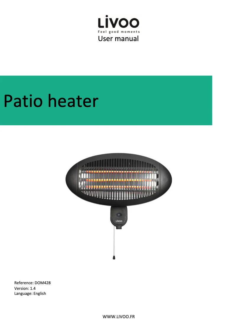 Imagen de la primera página del manual del dispositivo DOM425