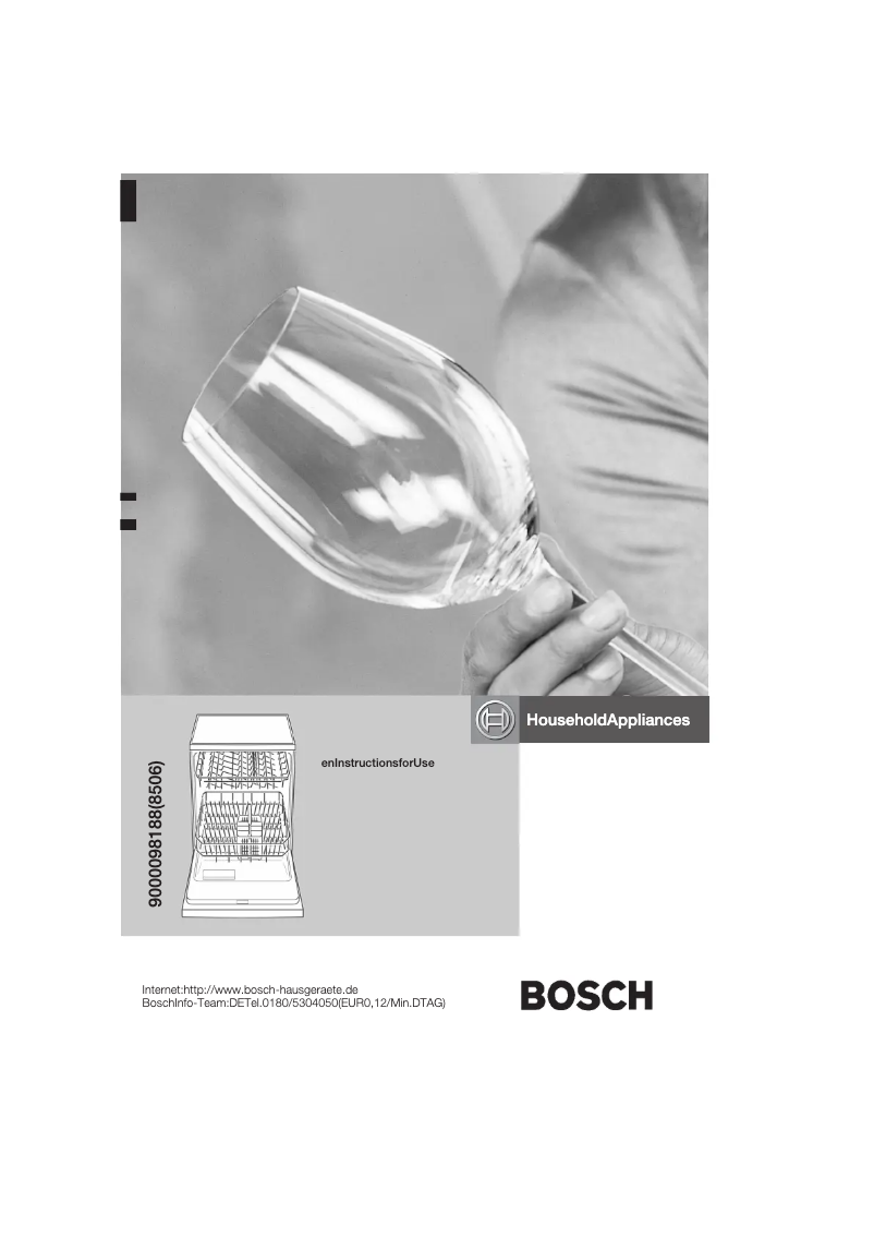Página nº 1 - Manual de usuario Bosch SGS65E02EU