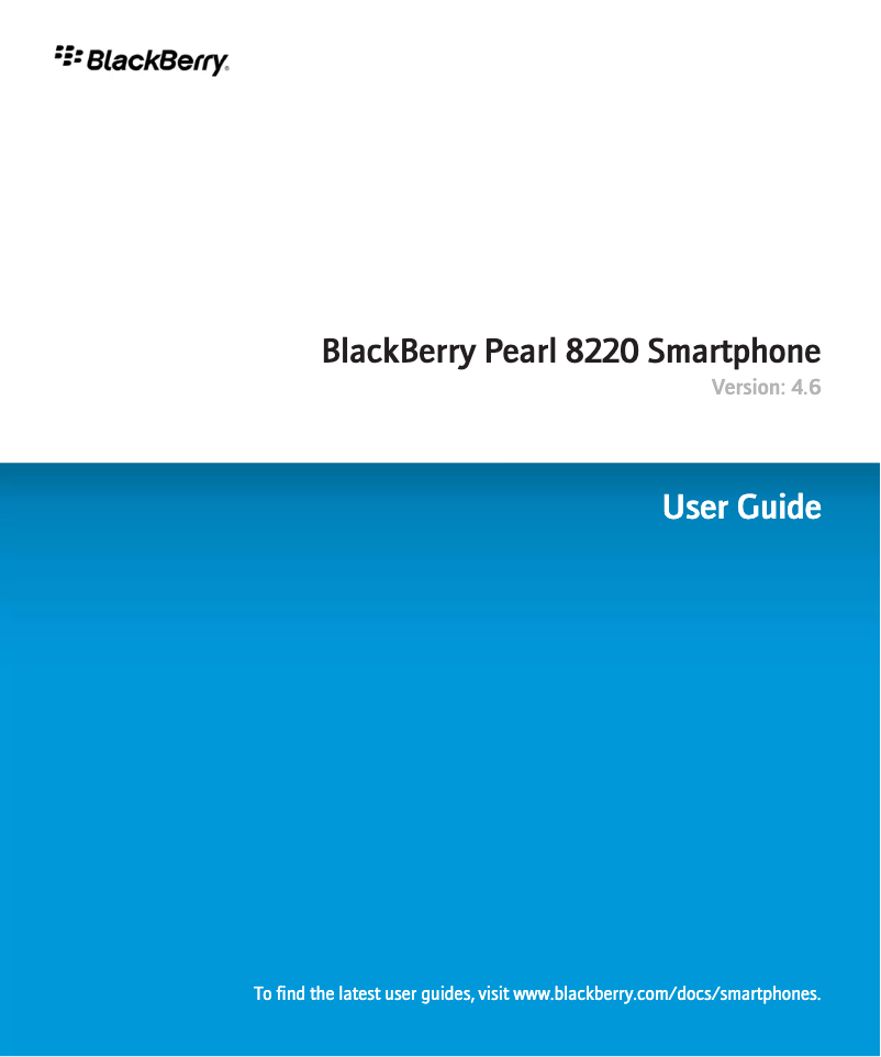 Imagen de la primera página del manual del dispositivo Pearl Flip 8220