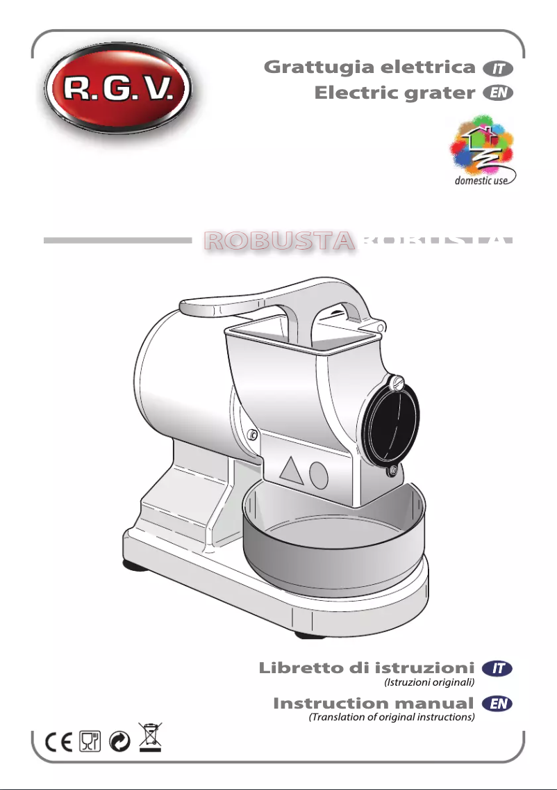 Imagen de la primera página del manual del dispositivo Robusta