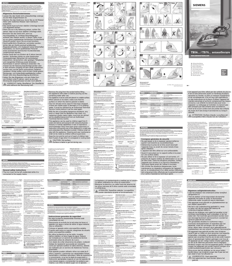Página nº 1 - Manual de usuario Siemens TB56290