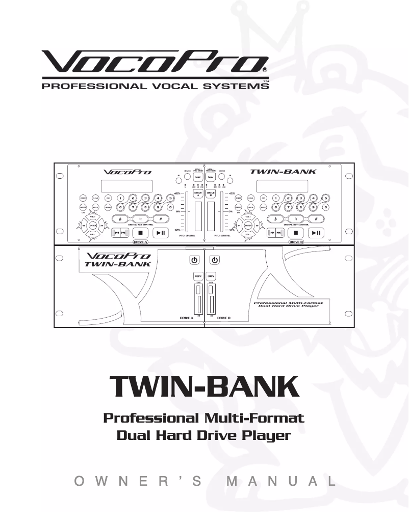 Imagen de la primera página del manual del dispositivo TWIN-BANK