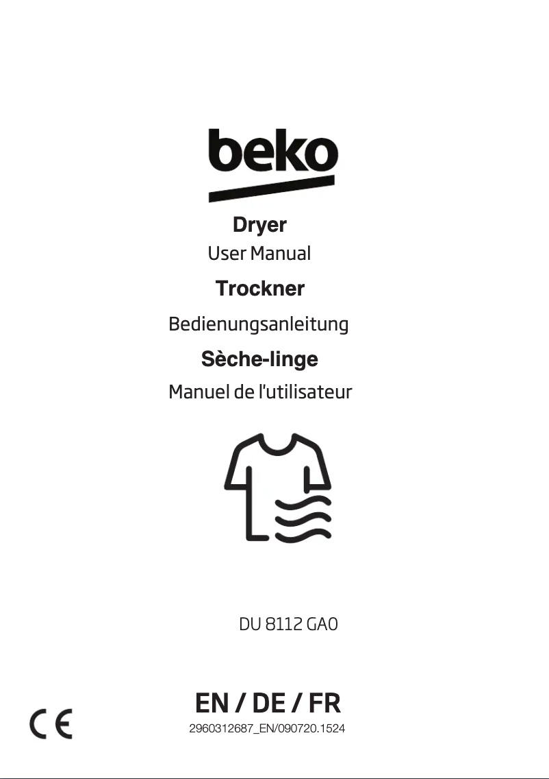 Página 1 del manual Manual de usuario Beko DU 8112 GA0