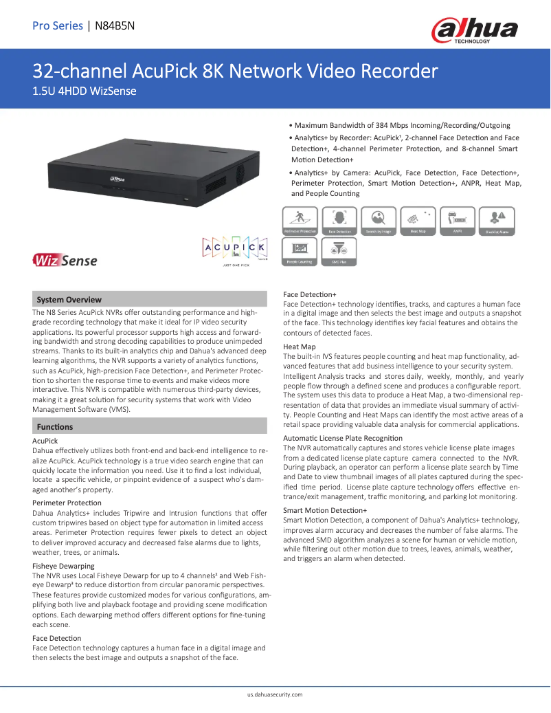 Imagen de la primera página del manual del dispositivo N84B5N
