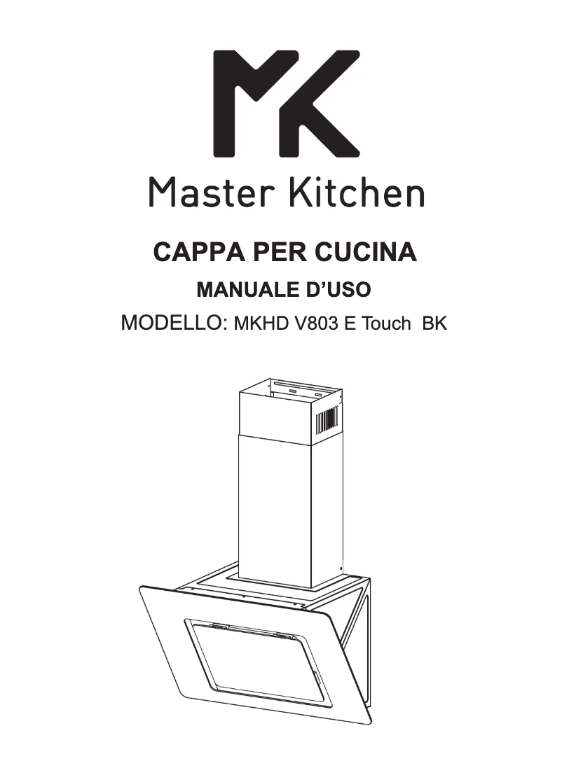 Página 1 del manual Manual de usuario Master Kitchen MKHD V803 E TOUCH BK