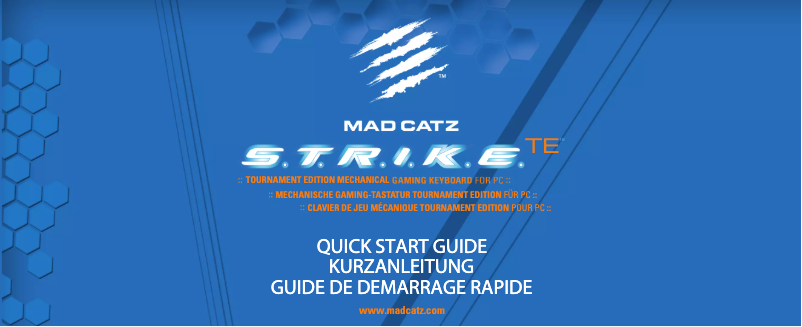 Página 1 del manual Manual de usuario Mad Catz S.T.R.I.K.E. T.E