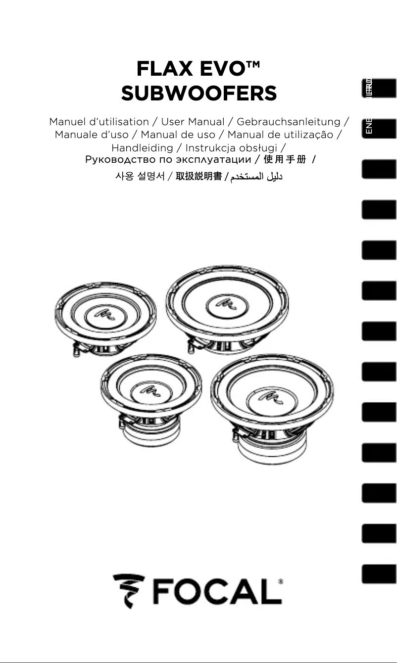 Imagen de la primera página del manual del dispositivo Flax Evo P 25 FE