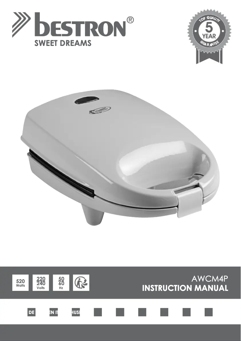 Página 1 del manual Manual de usuario Bestron AWCM4P