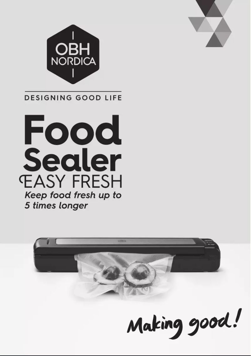 Imagen de la primera página del manual del dispositivo Easy Fresh 7965