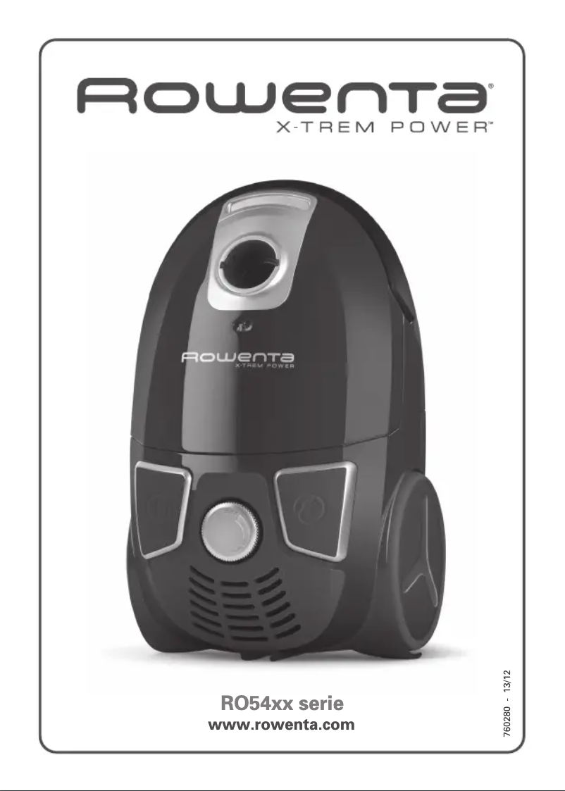 Página 1 del manual Manual de usuario Rowenta X-TREM POWER 2