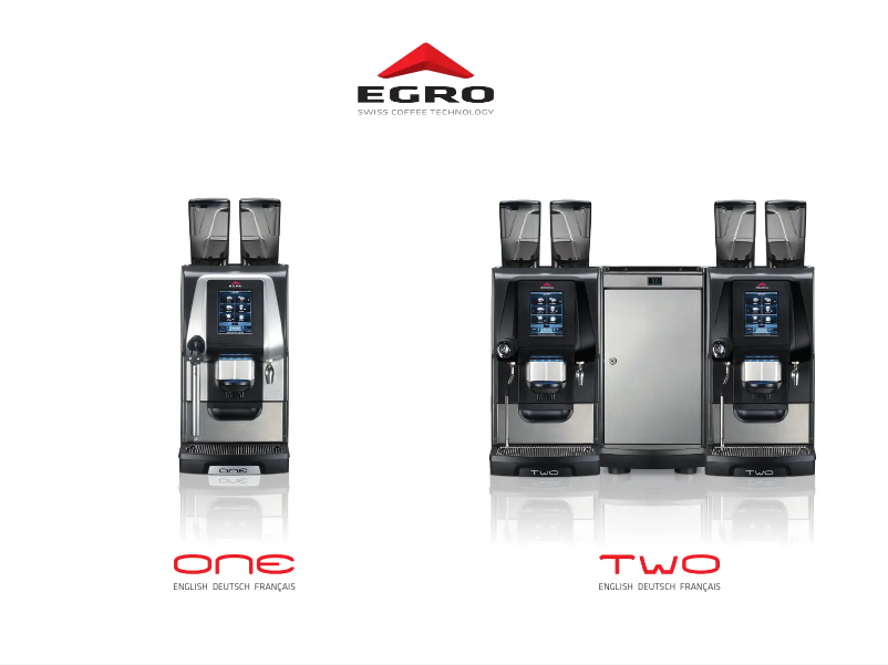 Imagen de la primera página del manual del dispositivo One Pure Coffee