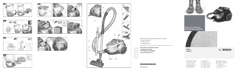 Página 1 del manual Manual de usuario Bosch BGS2UPWER3