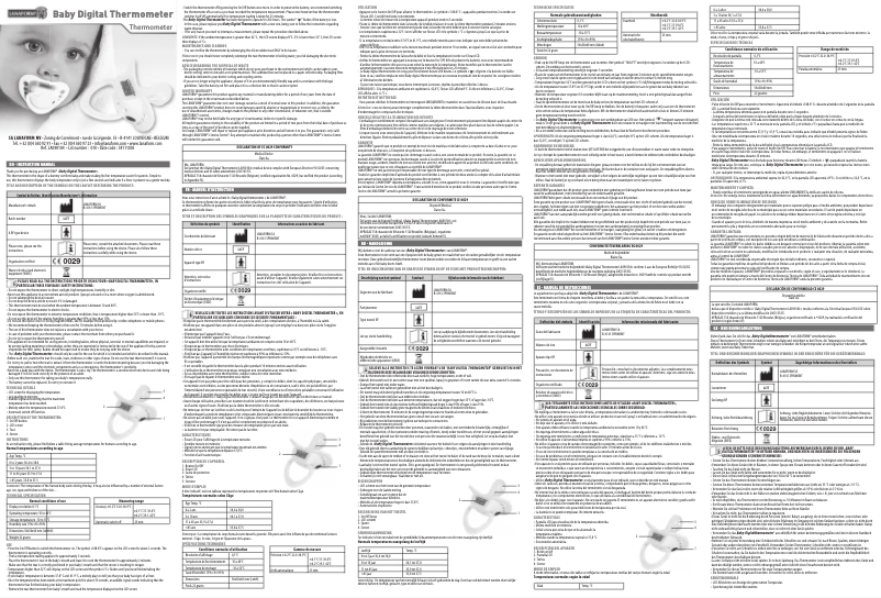 Página 1 del manual Manual de usuario Lanaform Baby Digital