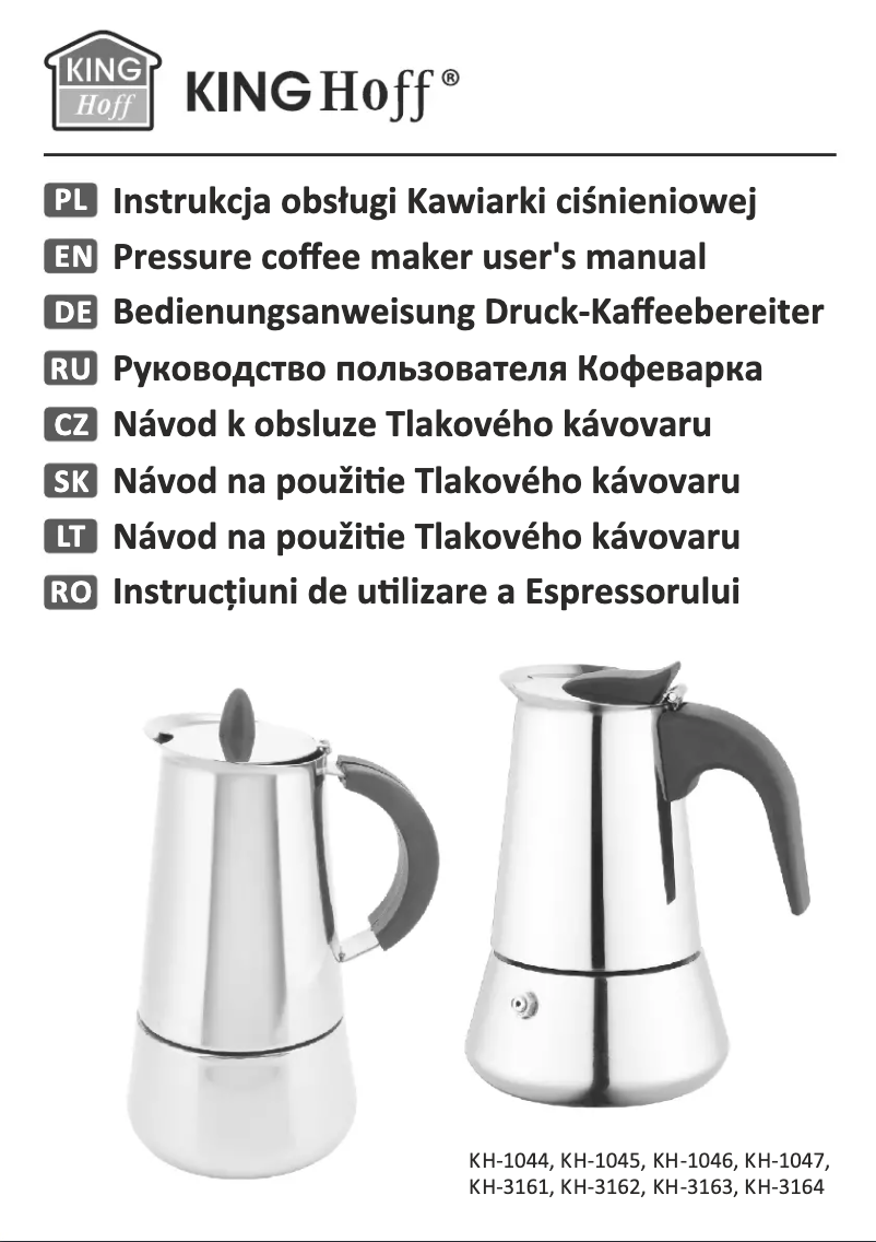 Página nº 1 - Manual de usuario KING Hoff KH-1046