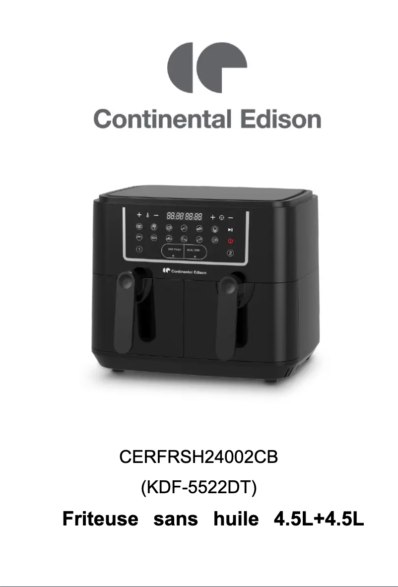 Imagen de la primera página del manual del dispositivo CERFRSH24002CB